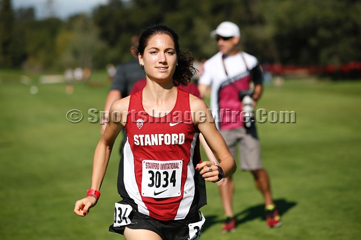2014StanfordCollWomen-027.JPG - College race at the 2014 Stanford Cross Country Invitational, September 27, Stanford Golf Course, Stanford, California.